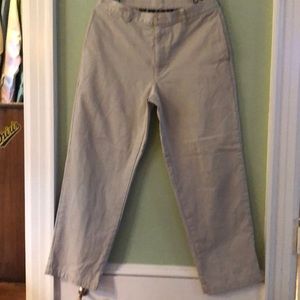 LL Bean Flannel Lined Khakis 31X29